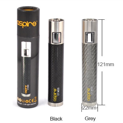 Aspire CF 18650 Mod - Black Carbon Fiber